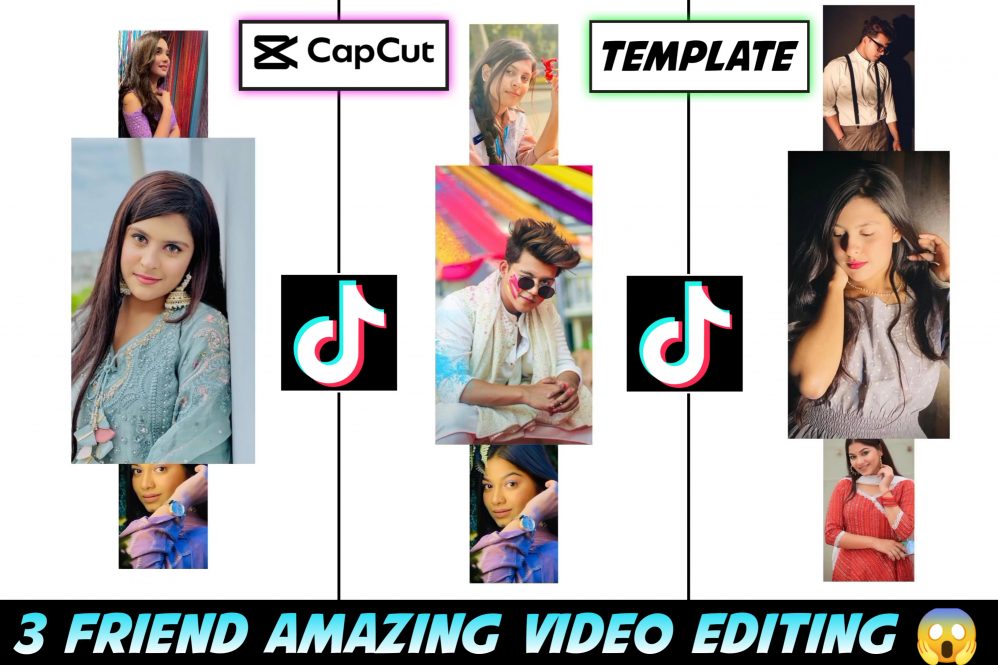 Best Trio CapCut Template 3 Friend Video Editing JF Tech Zone