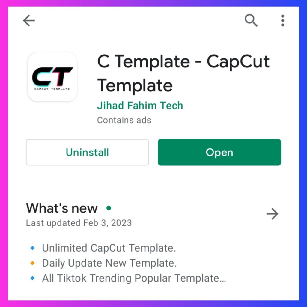 Popular 02 CapCut Template Android App