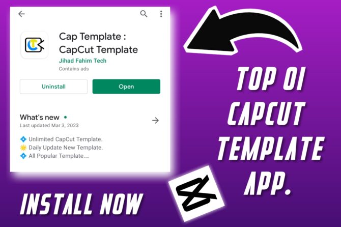Top 01 CapCut Template App
