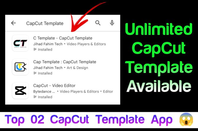 capcut template app. top two capcut template app.